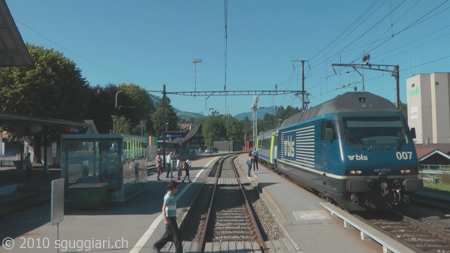 Vista dalla cabina - BLS Re 465